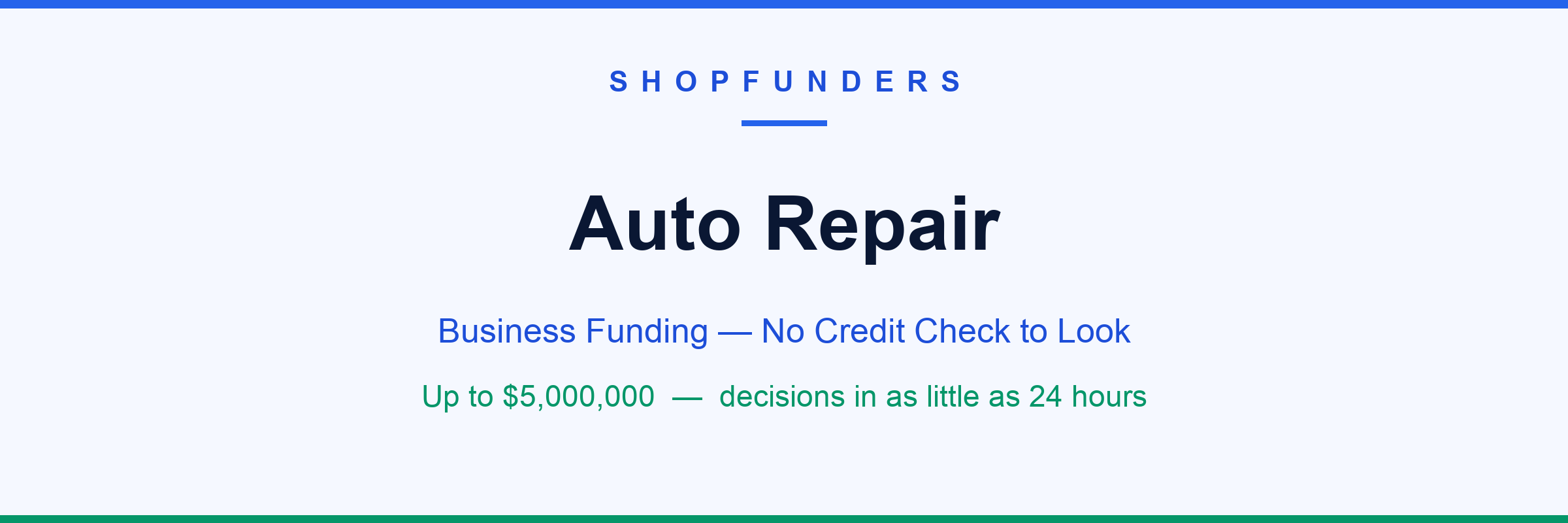 Auto repair shop