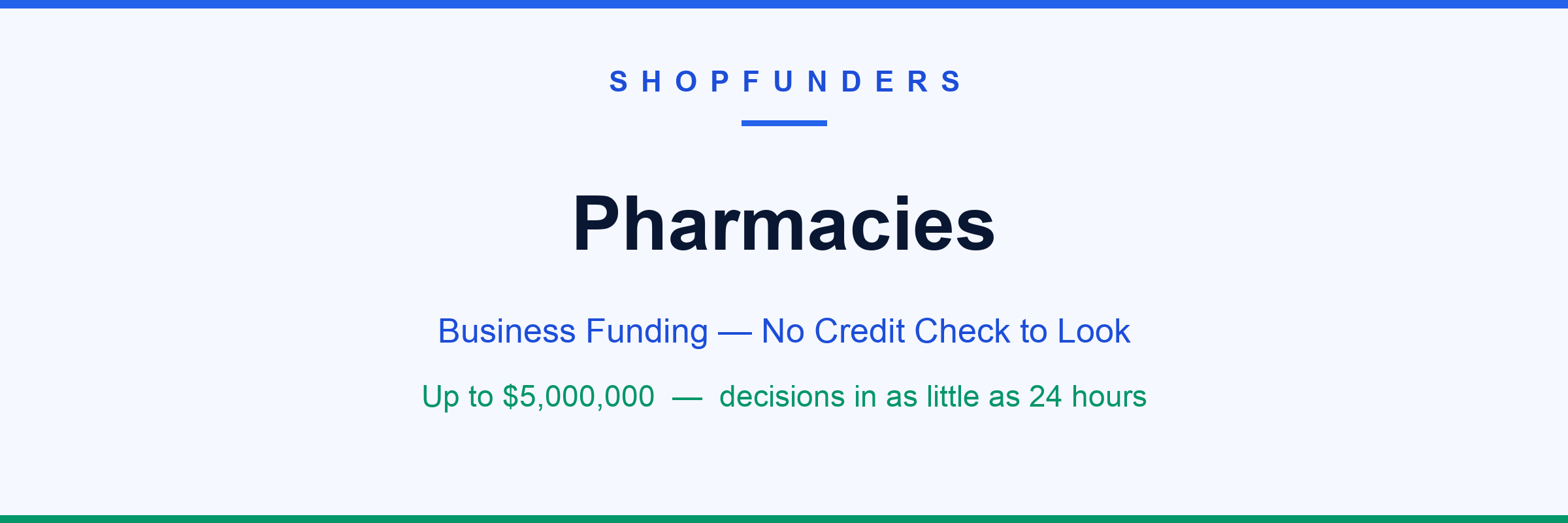 Pharmacy interior